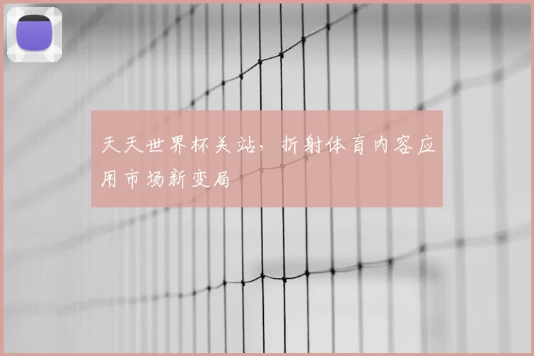 天天世界杯关站，折射体育内容应用市场新变局
