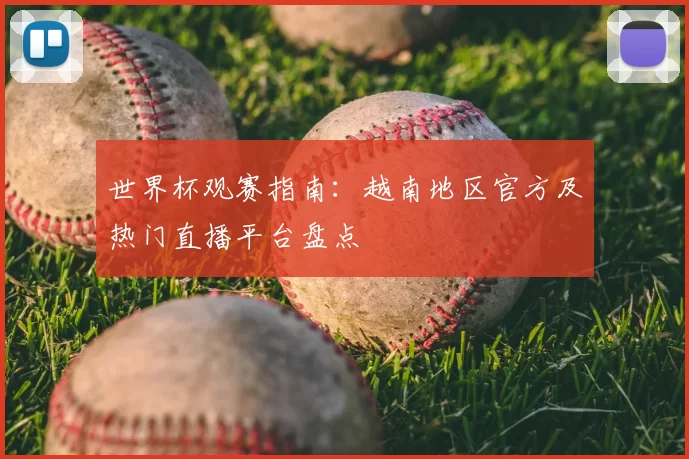 世界杯观赛指南：越南地区官方及热门直播平台盘点