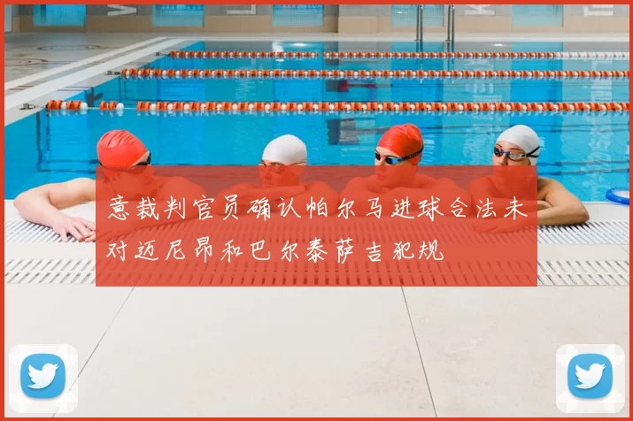意裁判官员确认帕尔马进球合法未对迈尼昂和巴尔泰萨吉犯规